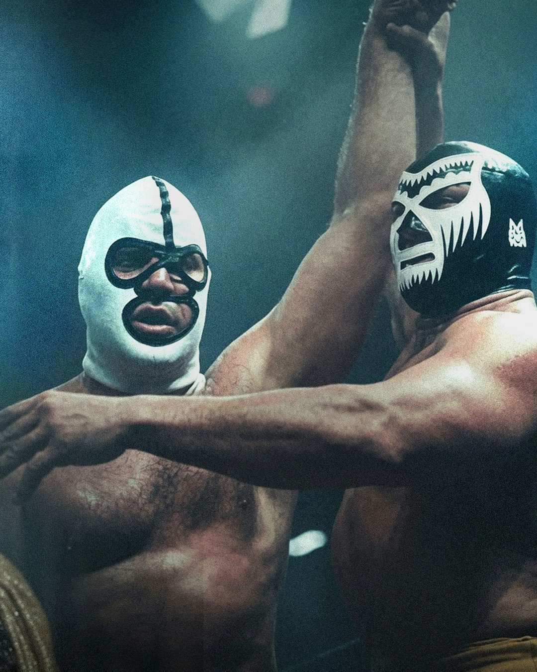 Puroresu Project Mil Mascaras carousel in-ring photograph